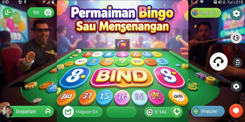 Tampilan gameplay menarik dalam permainan Bingo 8ID.