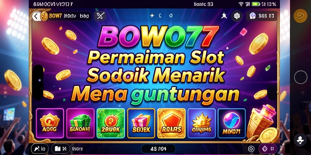 Tampilan menarik dari gameplay BOWO77 yang penuh keseruan.