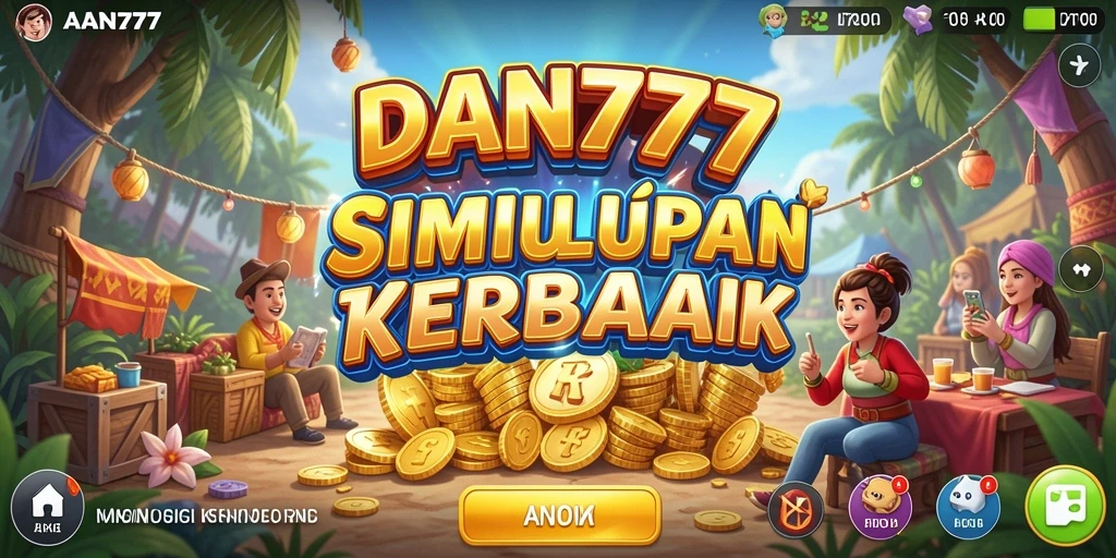 Screenshot gameplay menunjukkan dunia hidup dalam DAN777 yang interaktif.