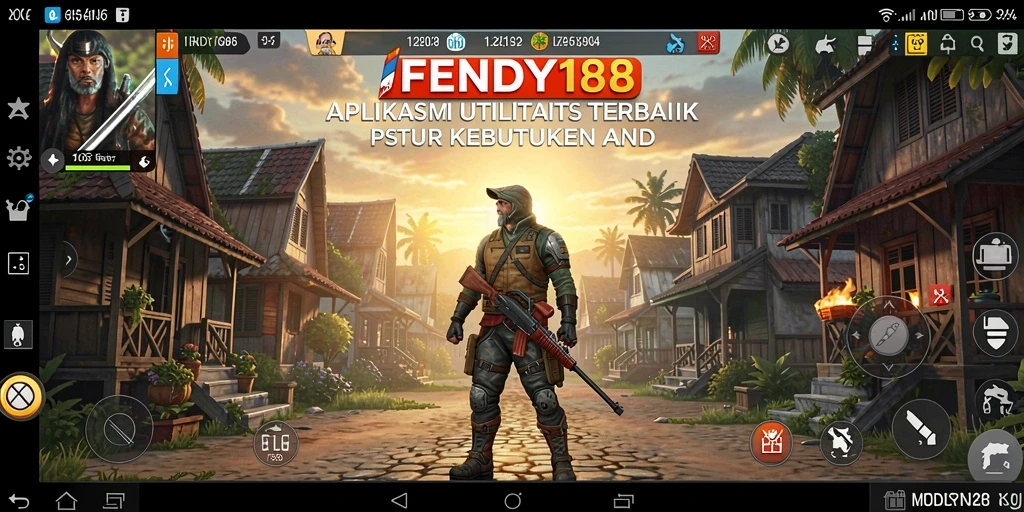 Tampilan antarmuka utama <strong>FENDY188</strong> menunjukkan kemudahan penggunaan aplikasi Utility.