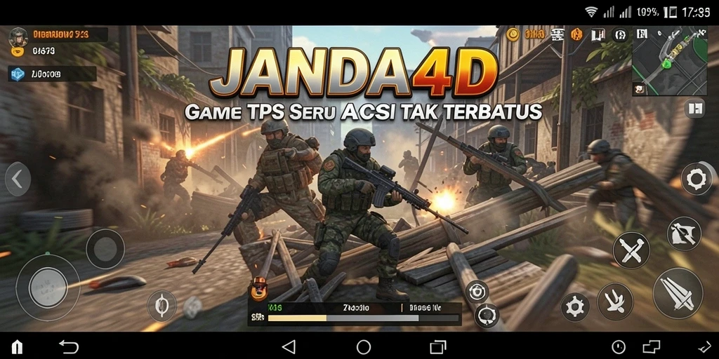 Tampilan gameplay JANDA4D yang menegangkan dan penuh aksi.