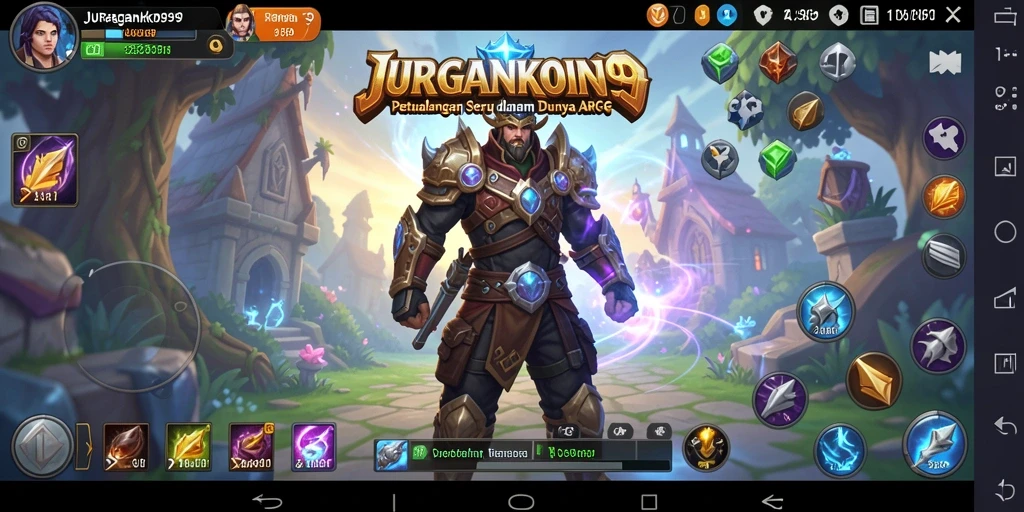 Tampilan gameplay ARPG yang menegangkan dan mendebarkan.