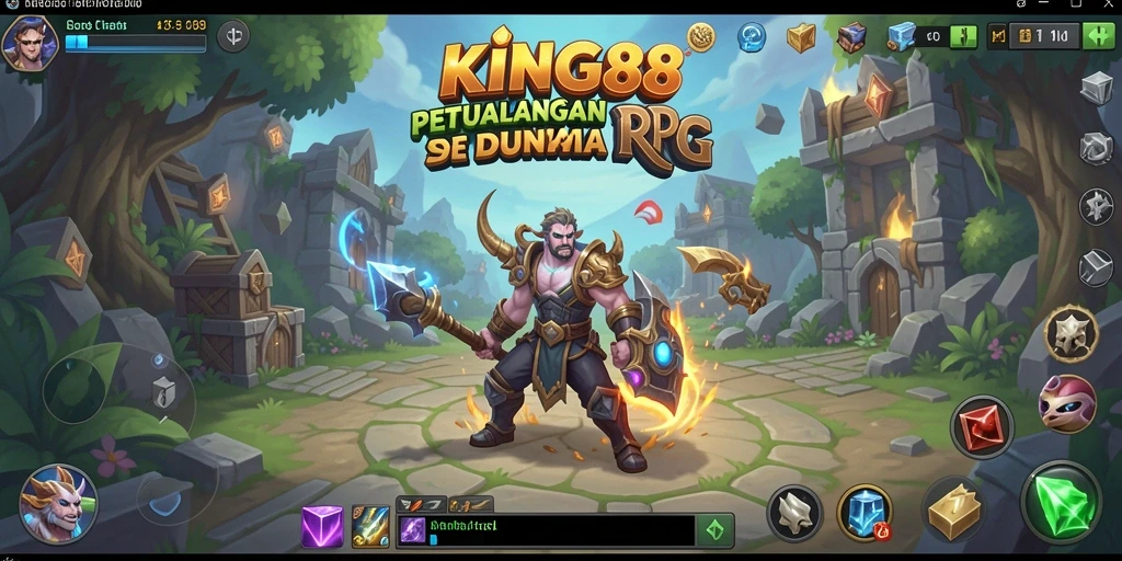 Tampilkan aksi seru dalam gameplay RPG KING88 yang menegangkan.