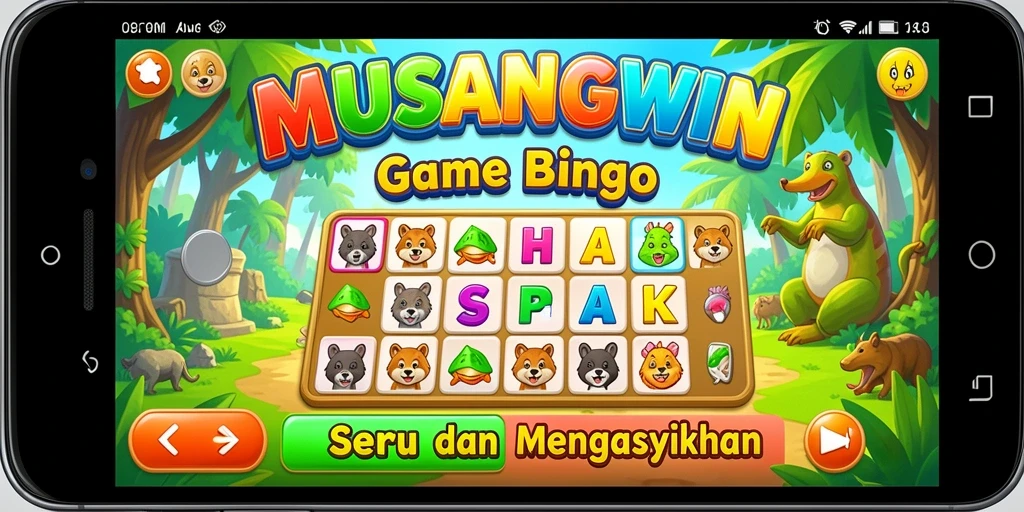Tampilan gameplay seru dari MUSANGWIN, pengalaman Bingo yang mengasyikkan.