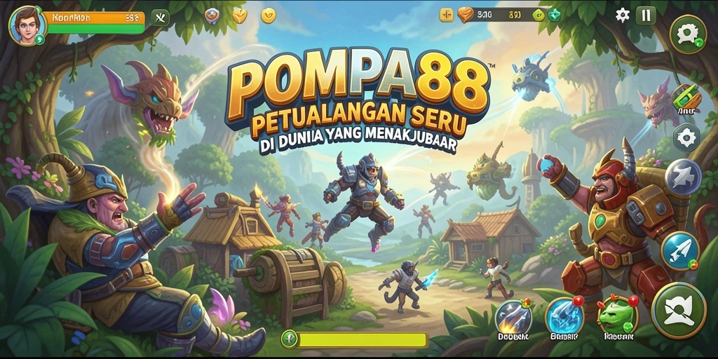 Screenshot POMPA88 menampilkan gameplay seru dalam petualangan yang menakjubkan.