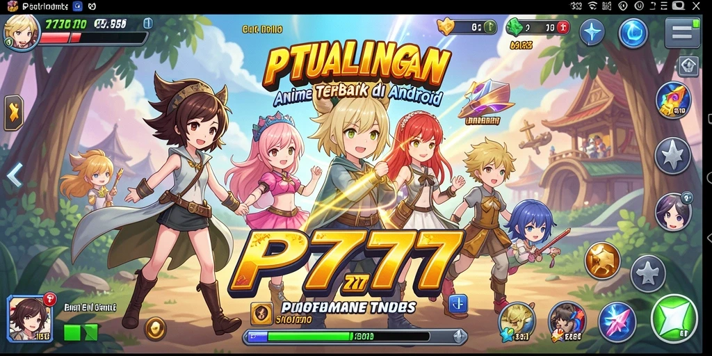 Screenshot menampilkan karakter anime dalam pertarungan epik dan aksi seru.
