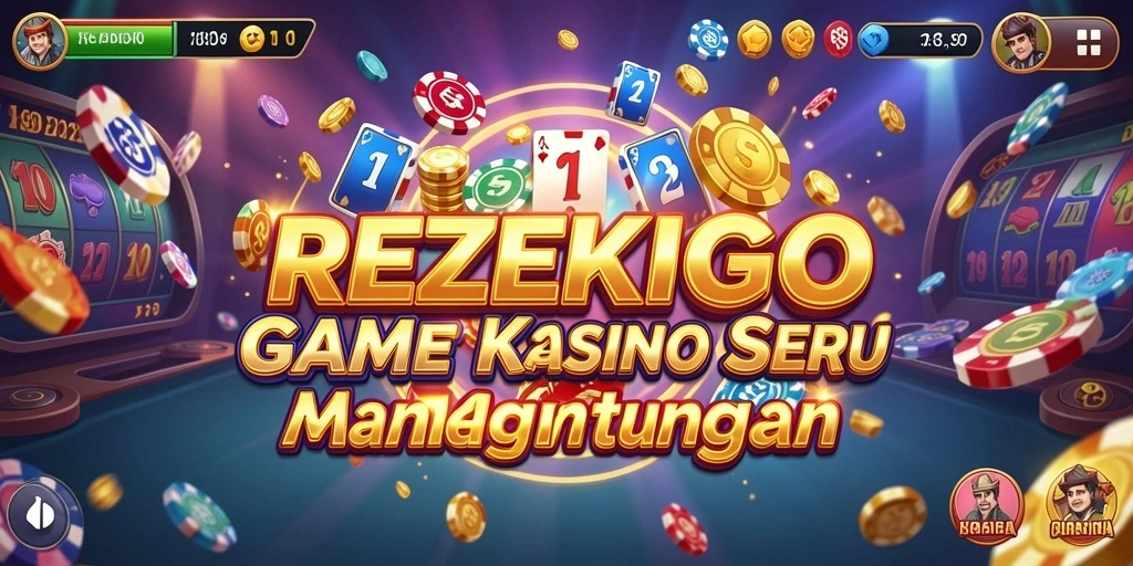 Screenshot gameplay REZEKIGO menunjukkan keseruan bermain kasino.
