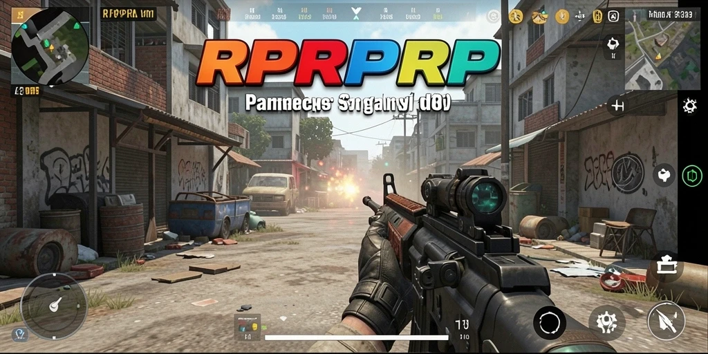 Screenshot RPRPRP menampilkan aksi seru dalam gameplay FPS.