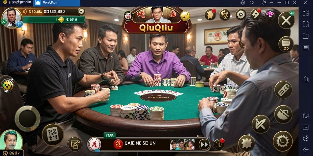 Screenshot gameplay QiuQiu yang menarik dan seru.